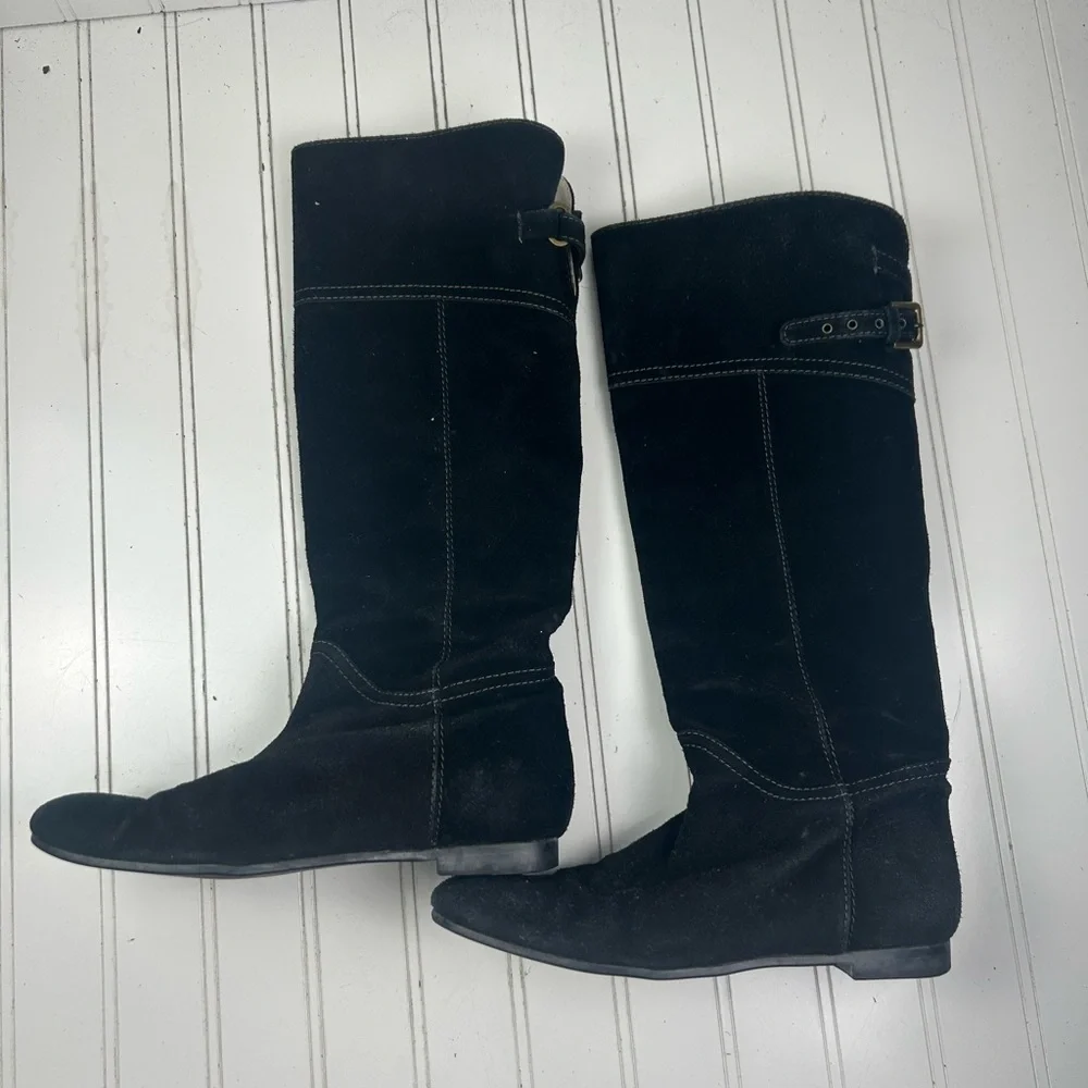 Margaret Howell Minimalist Black Suede Boots Women’s Size 7US 23 JAPAN